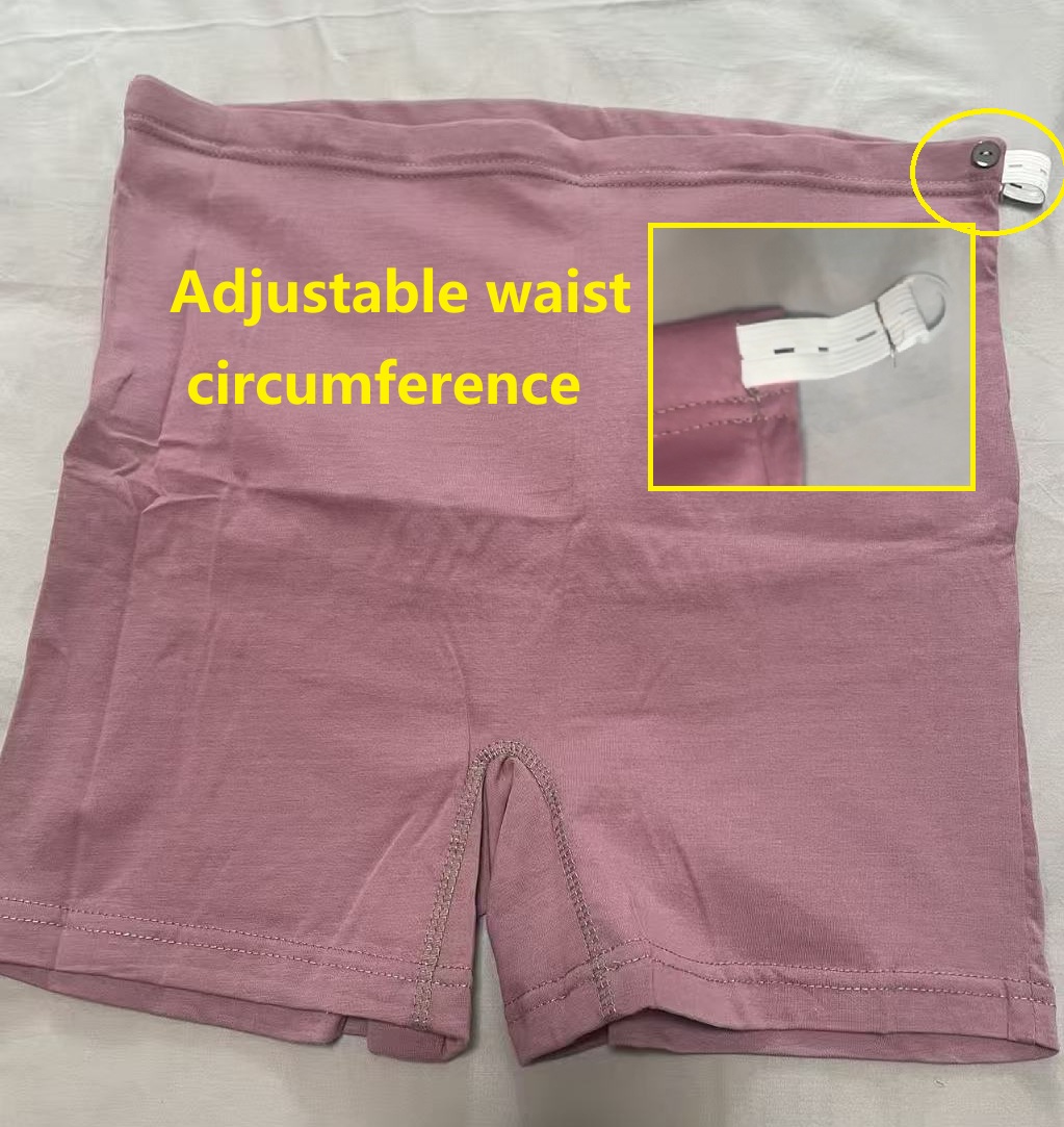 Silver fiber and cotton fiber Maternity panties··.jpg