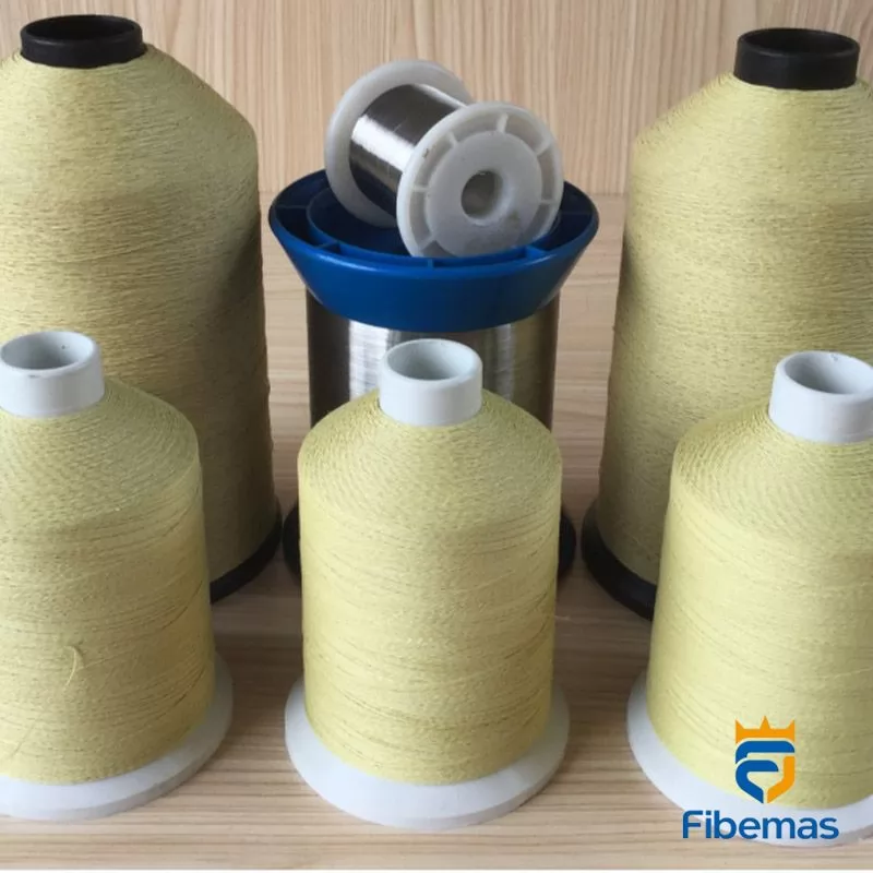 Stainless steel aramid wire