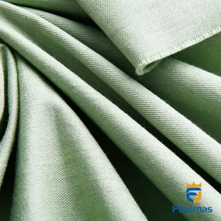 Stainless steel fiber shielding fabric