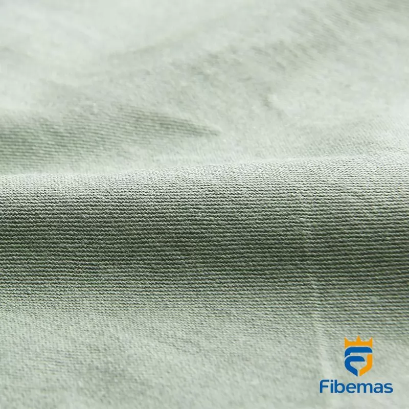 Stainless steel fiber shielding fabric