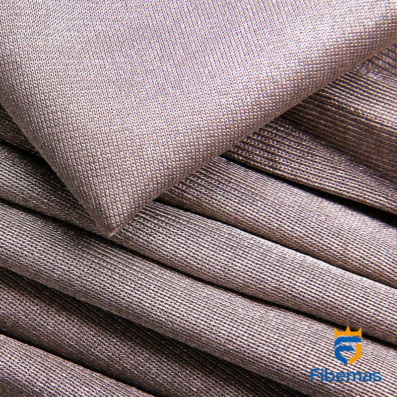 Silver fiber knitted fabric