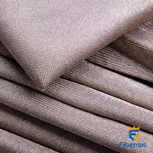 Silver fiber knitted fabric