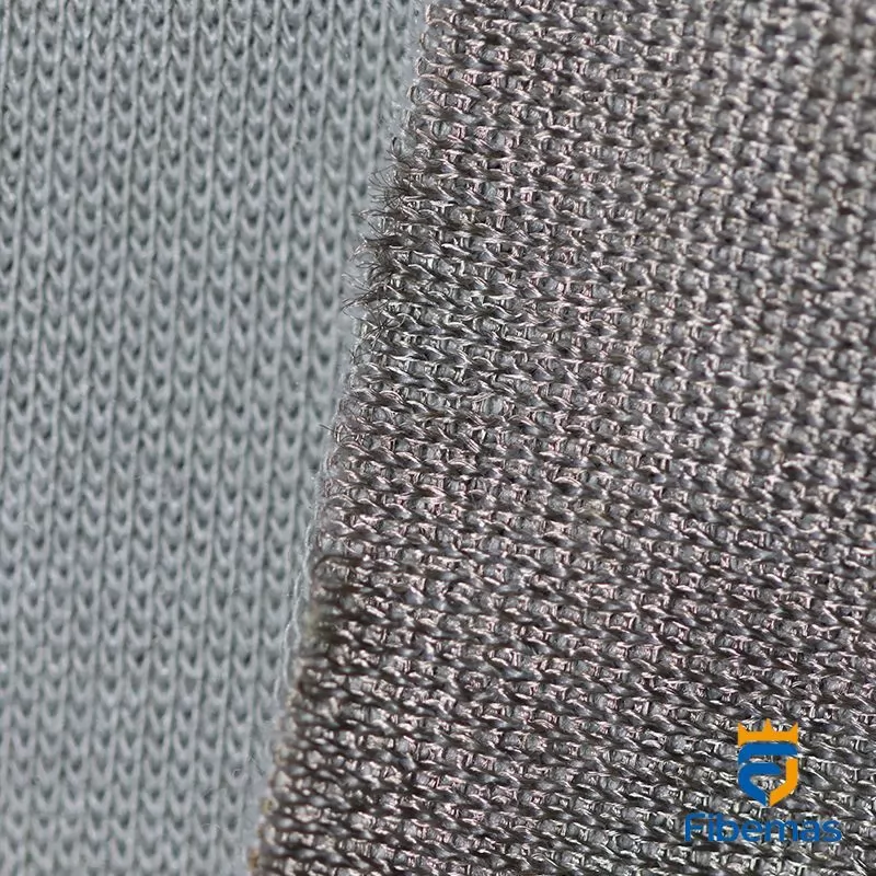Silver and Modal stretch fabric