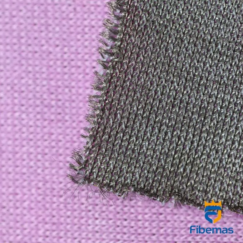 Silver and Modal stretch fabric