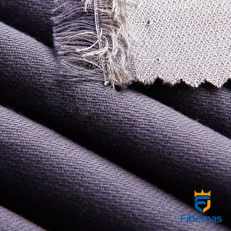 Silver fiber and cotton shielding fabric