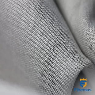 Silver fiber and cotton gauze