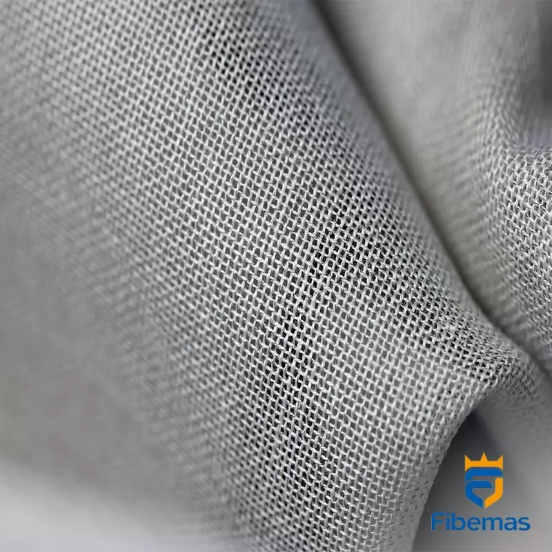 Silver fiber and cotton gauze