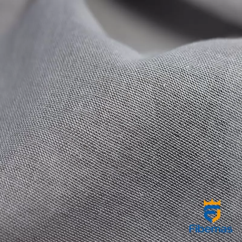 Silver fiber and cotton gauze