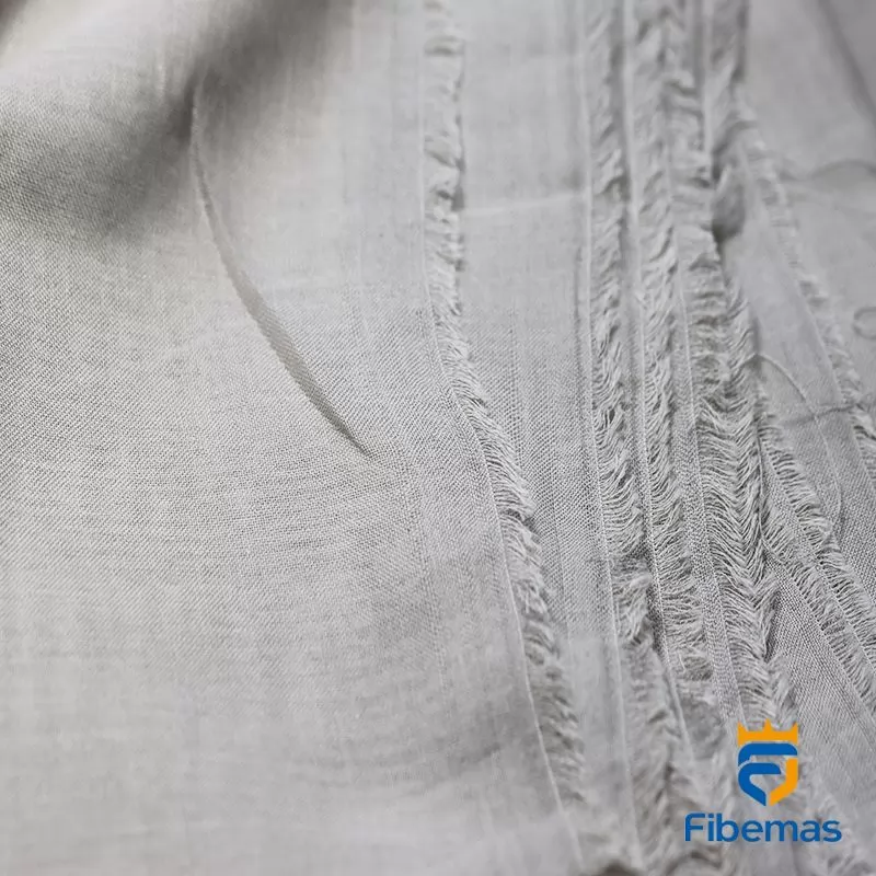 Silver fiber and cotton gauze