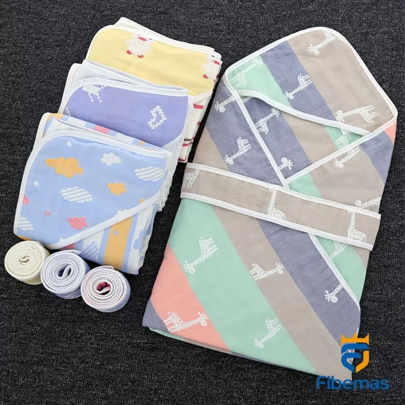 RF Radiation Shielded Baby Hooded Swaddle