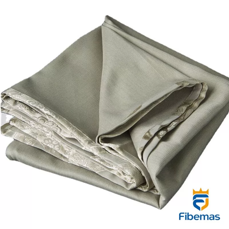Silver fiber shielded bed sheets