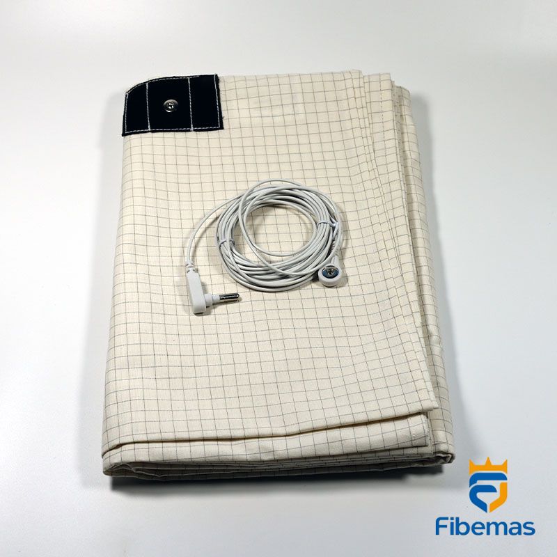 Silver fiber grounded bed sheets