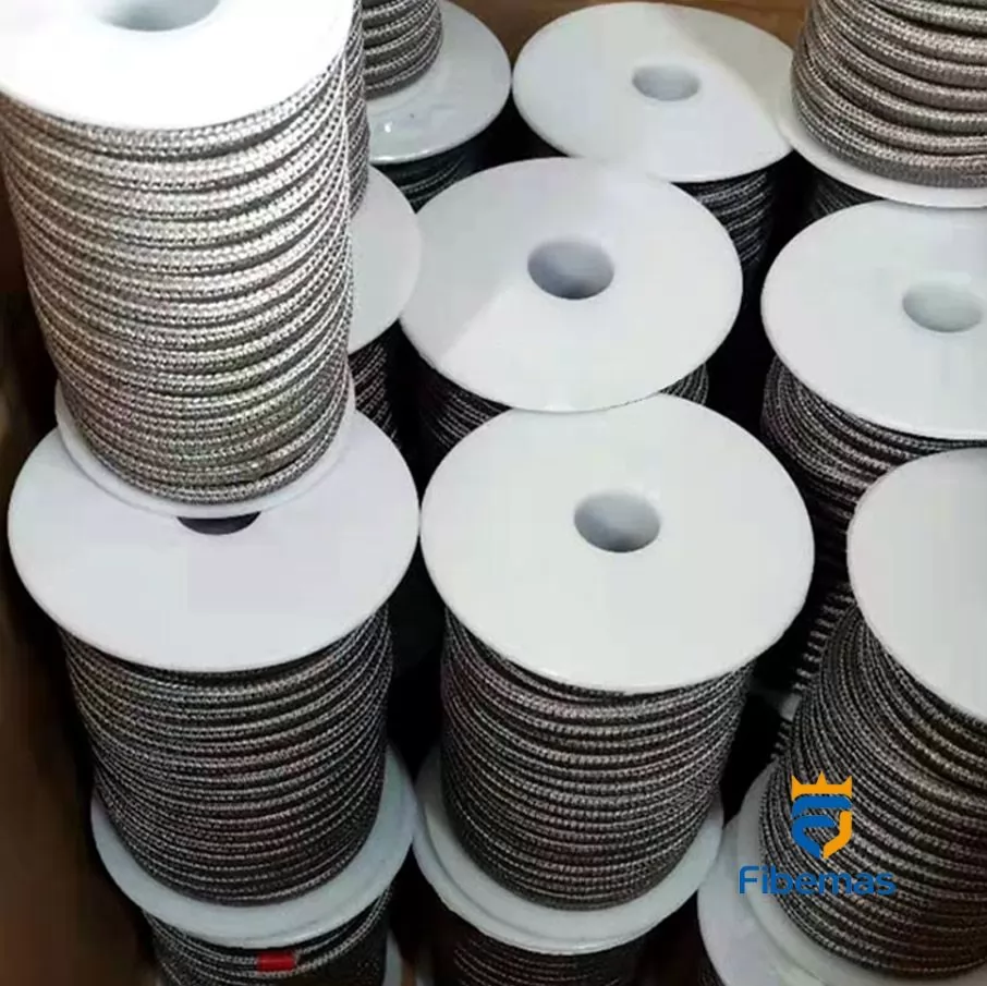 Stainless steel fiber conductive grounding rope