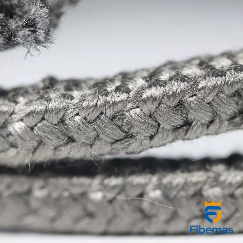 Stainless steel fiber square grounding rope
