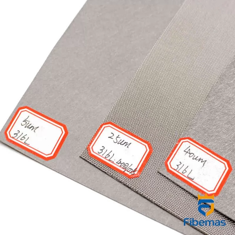 Stainless steel fiber felt