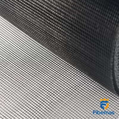 Fiberglass wall shielding mesh