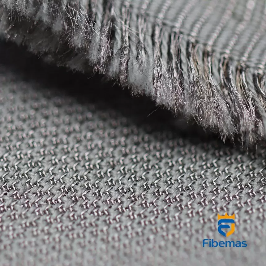 Silver fiber and cotton fabric