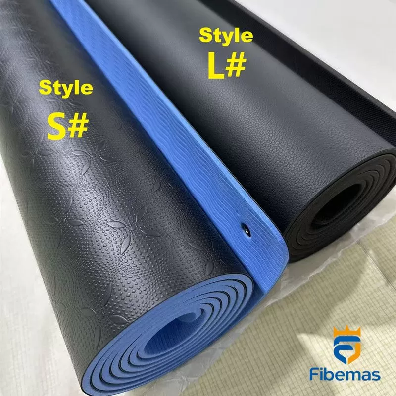 Anti-static leather yoga mat