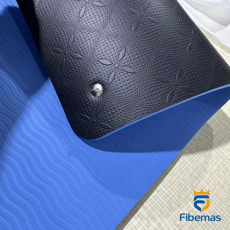 Anti-static leather yoga mat