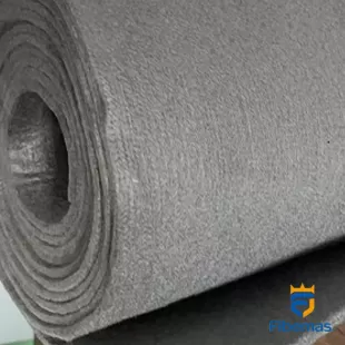 Stainless steel fiber felt