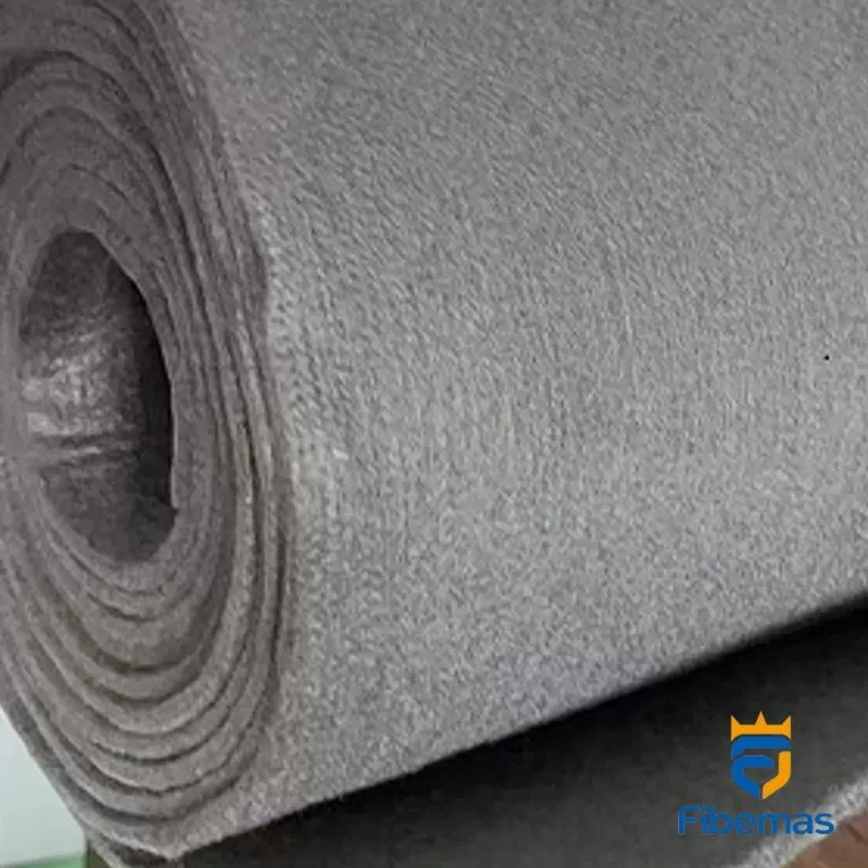 Stainless steel fiber felt