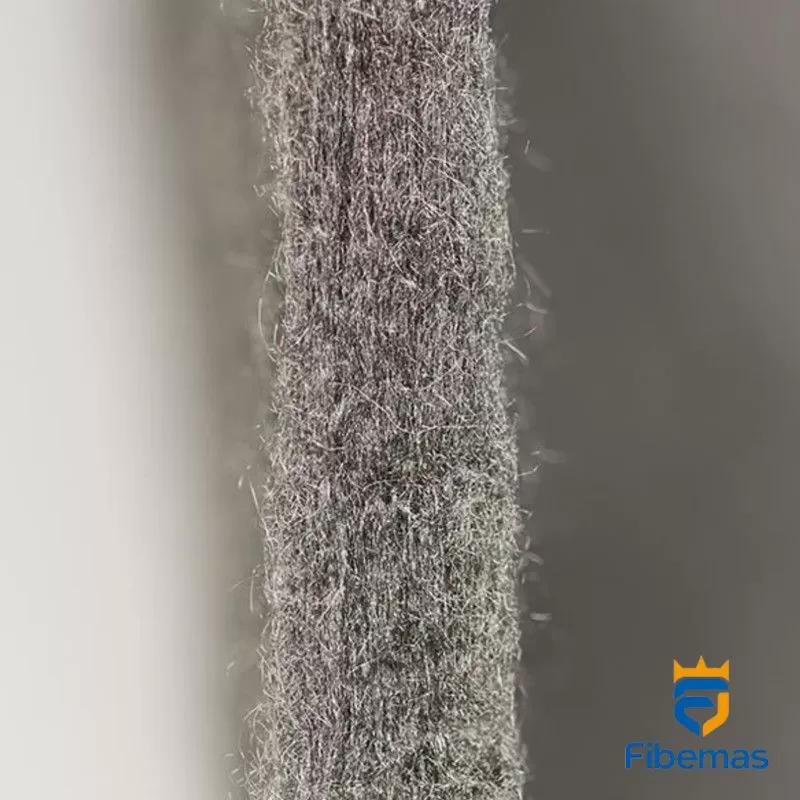 Stainless steel fiber felt